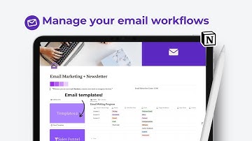 Track Your Email and Newsletter Campaigns with Notion | Bonus 10+ Templates | #emailmarketing