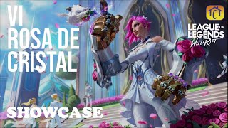 VI ROSA DE CRISTAL LOL LEAGUE OF LEGENDS: WILD RIFT | CASADOCHAMPIER -  YouTube