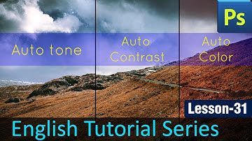 Photoshop Auto color correction (Lesson 31)