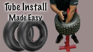 How To Install Tire Tube in ATV Tire with Harbor Freight Tire Changing Tool