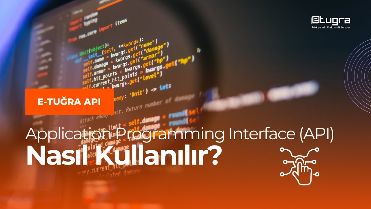 Application Programming Interface (API) Nasıl Kullanılır? E-TUĞRA API ...