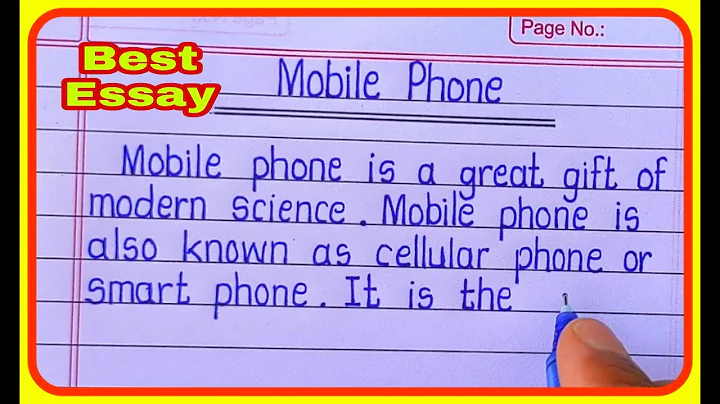 Write an Essay On Mobile Phone in English I Mobile Phone Essay I Paragraph on Mobile Phone - DayDayNews