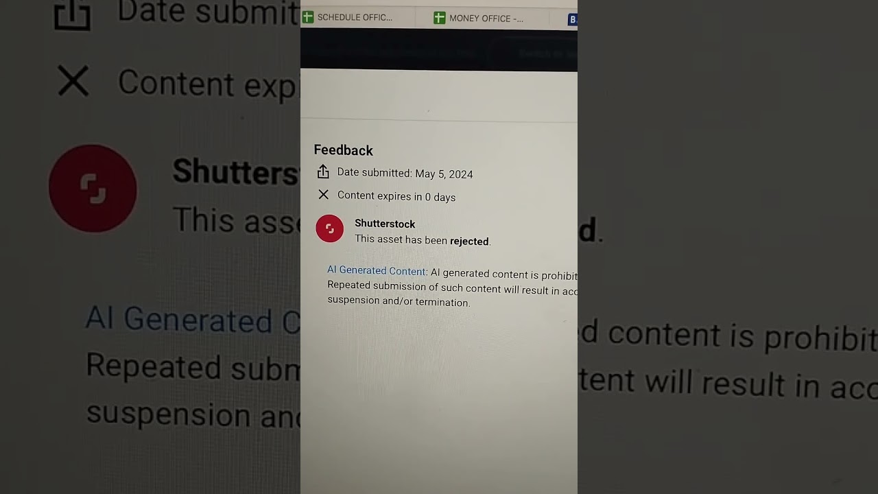 AI Generated Content part 1 - rejected 