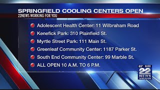 Springfield cooling centers open