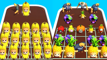 Epic Banana Run Merge Master vs Merge Alphabet Number Lore Max Level Gameplay