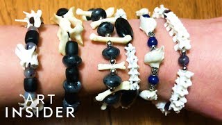 Artist Makes Jewelry Out Of Animal Bones