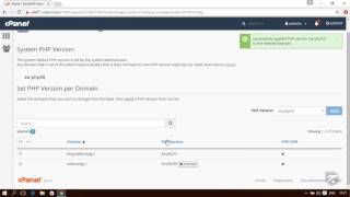 آموزش cPanel - قسمت 63 MultiPHP Manager