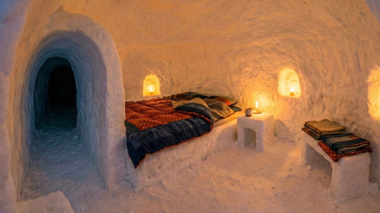 かまくらの奥は、終わりのない雪の家でした / The Endless Snow House | Liminal Space / Dreamcore