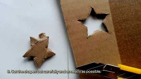 How To Make A Starry Cardboard Lampshade   DIY Home Tutorial   Guidecentral
