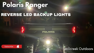 POLARIS RANGER XP 1000: Achteruitrijlicht met LED-verlichting installeren