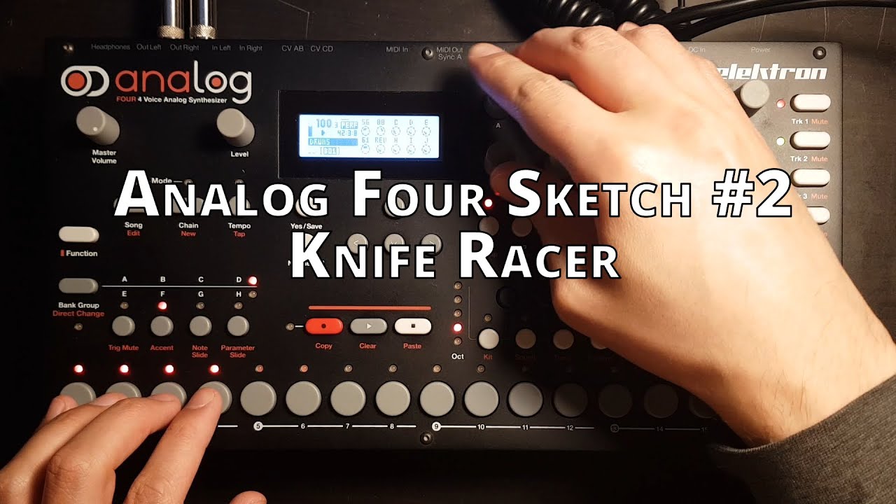 Analog Four Sketch #2 Knife Racer