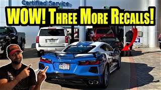 UAU Meu Corvette C8 tem 3 NOVOS RECALLS e um espelho de camera QUEBRADO