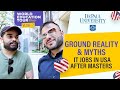 Usa depaul university  ground reality  experience  it jobs in usa after masters  vlog 7