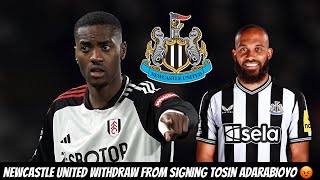 Newcastle United HAVE WALKED AWAY FROM Tosin Adarabioyo   Mbembo ON THE RADAR !!!!!