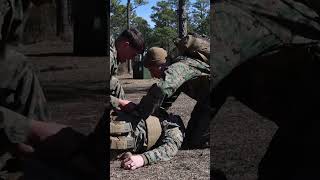 United States Marines Learn Tactical Combat Casualty Care (TCCC)