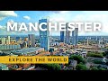 🇬🇧 MANCHESTER 4K - view from above, UK