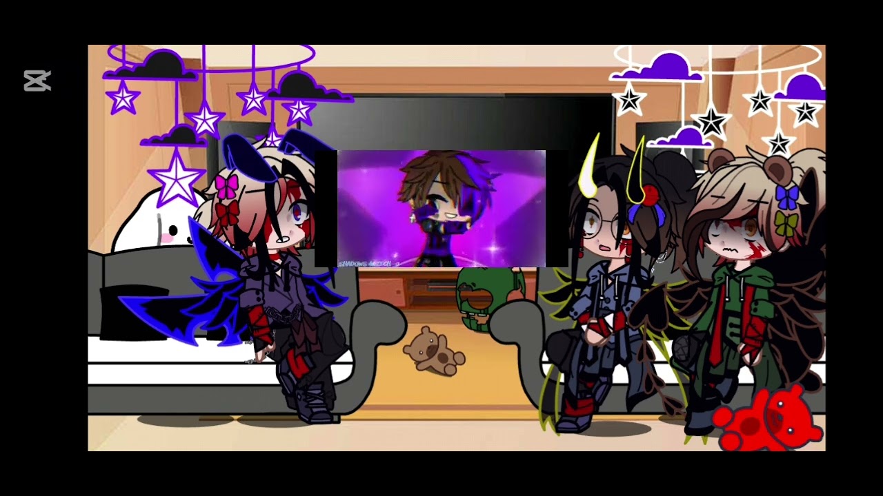 Fnaf 4 tormentors reacts to Michael Afton read discription for AU//no ships//gacha nebula