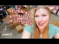 The reality of keeping up with holiday orders as a handmade business  studio vlog