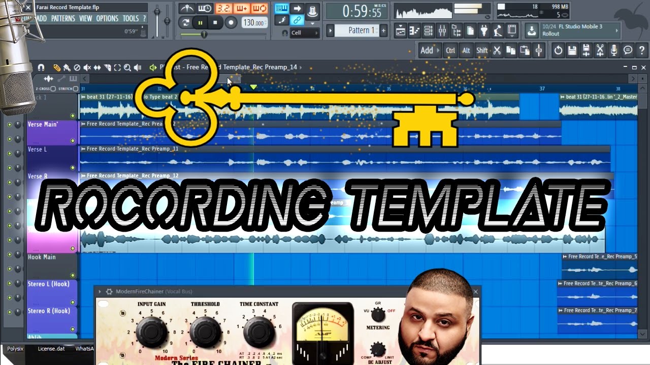 FL Studio Recording & Mixing Vocals Template - YouTube