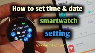 How to set time smartwatch|how to connect fire boltt smartwatch with your smartphone/Da fit app/ screenshot 3