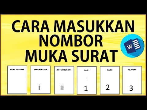 Video: Cara Menambahkan Penomboran Dalam Perkataan