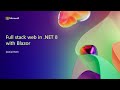 Full stack web in .NET 8 with Blazor
