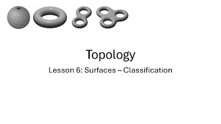 Lesson 6: Surfaces - Classification