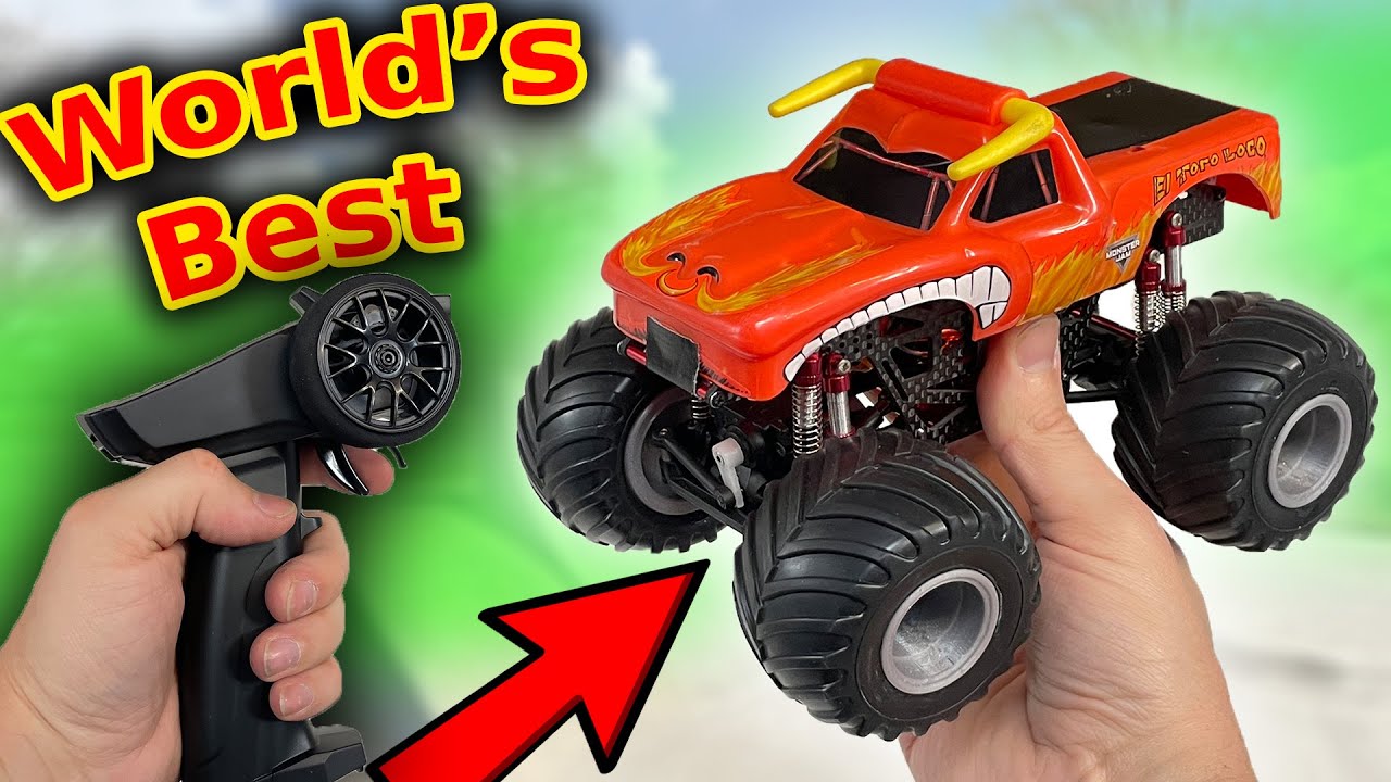 Ultimate Micro RC Monster Truck can do backflips 