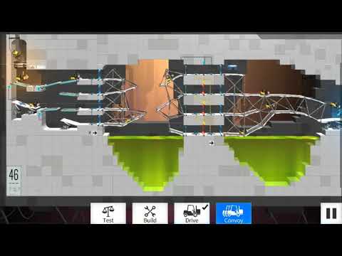 Bridge Constructor Portal Level 46 Walkthrough