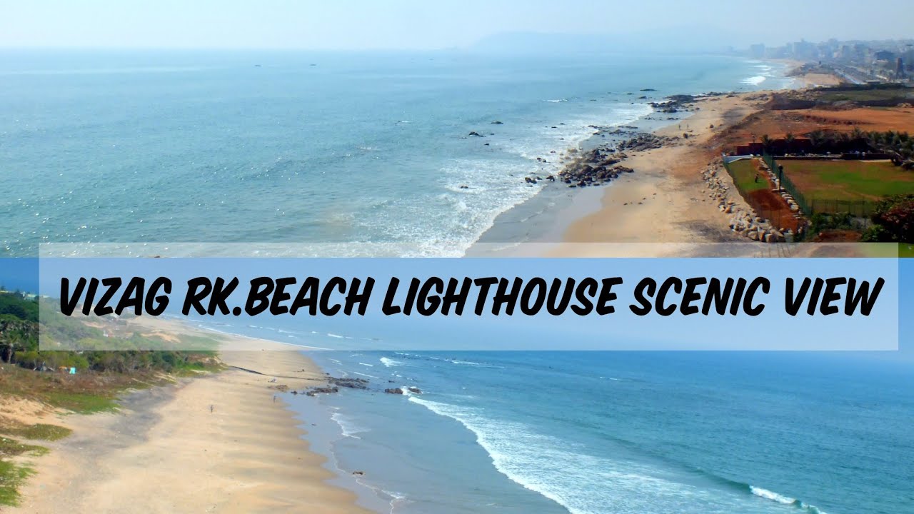 Scenic View from Vizag Beach Light House Pakka Vizag YouTube