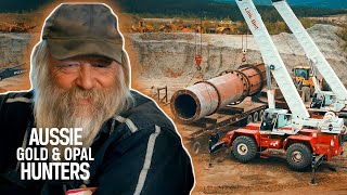 Tony Beets Prepares His COLOSSAL 40Foot Trommel For His Indian River Claim | Gold Rush