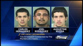 Arrests made in 3 Palm Beach County homicides