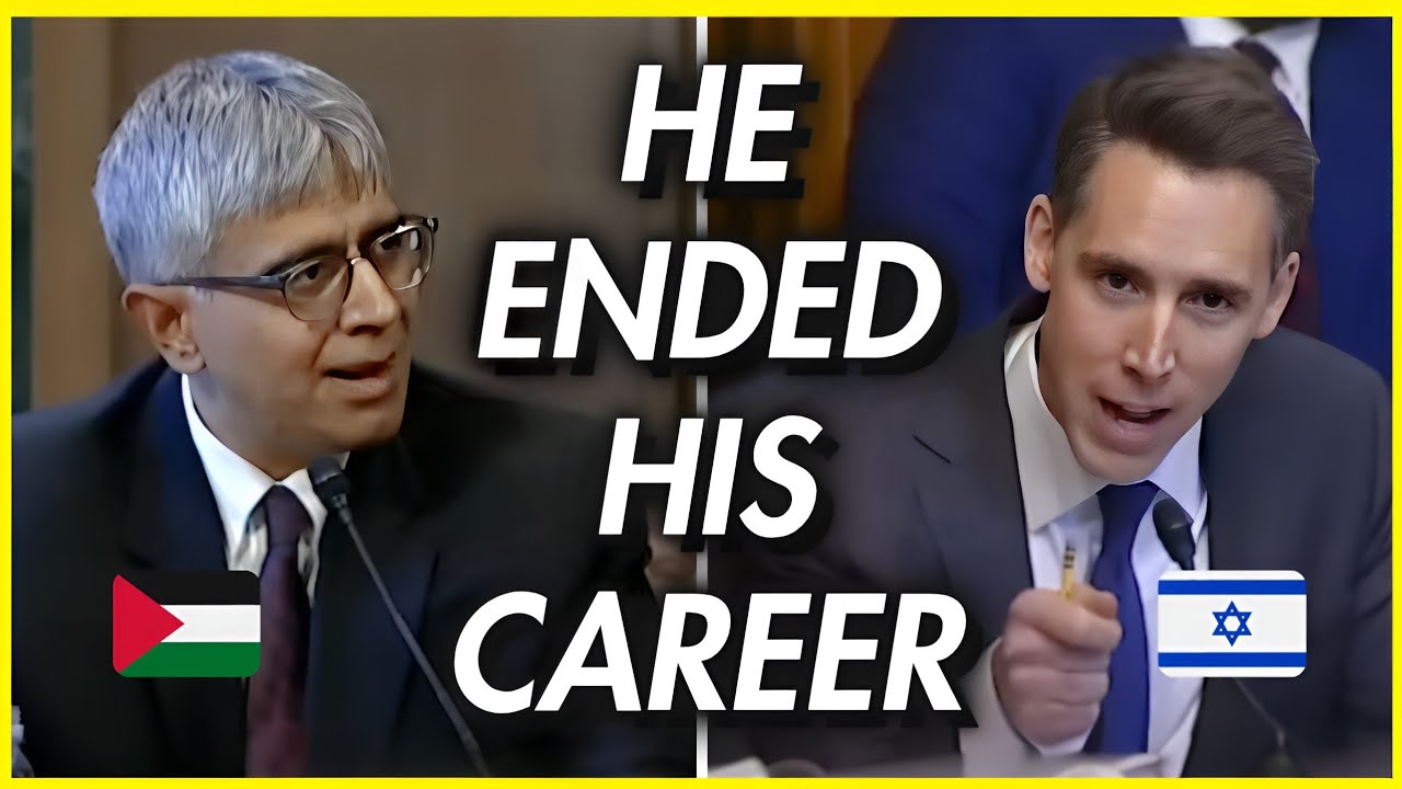 Сенатор Хоули неоднократно уничтожает адвоката, выступающего против Израиля, задавая ему сложные ...