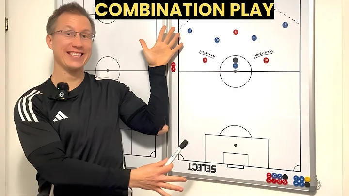 Football Drills Combination Play Final Third | Attacking Patterns Tactical Board