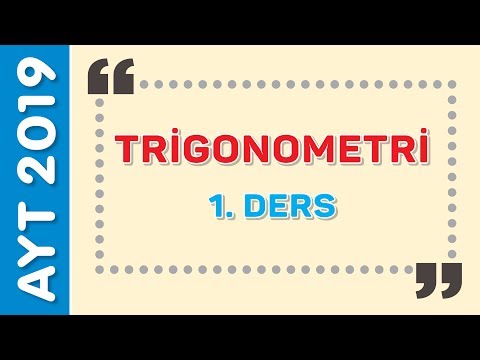 TRİGONOMETRİ 1. DERS - EMRAH HOCA