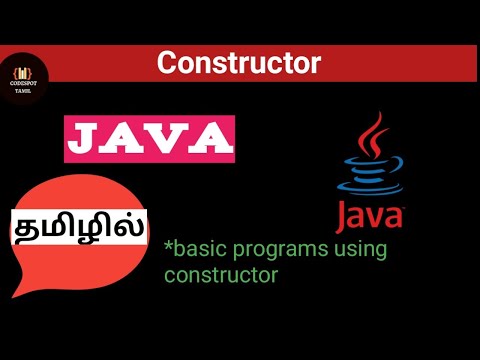 Constructor in java tamil||Java full course for Beginner in tamil||Java tutorial||CODESPOT TAMIL