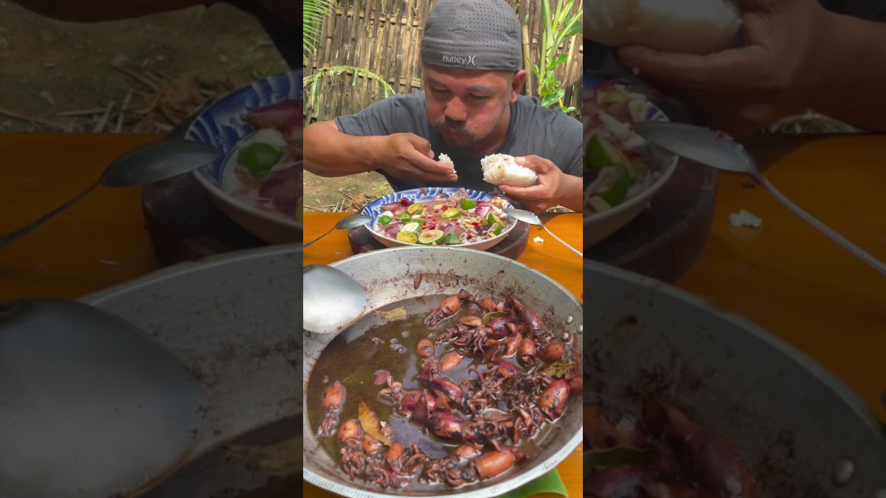 LAMIA SA KINILAW OG ADOBONG PUSIT 