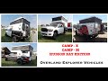 Made in CANADA - Overland Explorer Vehicles - Camp X, Camp M, Hudson Bay Edition