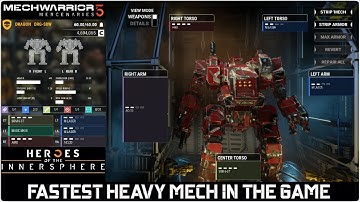 MechWarrior 5 Mercenaries: Heroes of the Inner Sphere "Fastest Heavy Mech in the Game" | Mech Guide