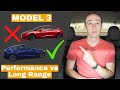 Why You Should NOT Buy the Tesla Model 3 Performance | Get the Long Range Dual Motor Instead