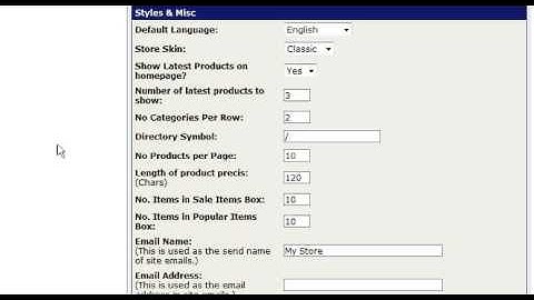 How to configure your store in CubeCart