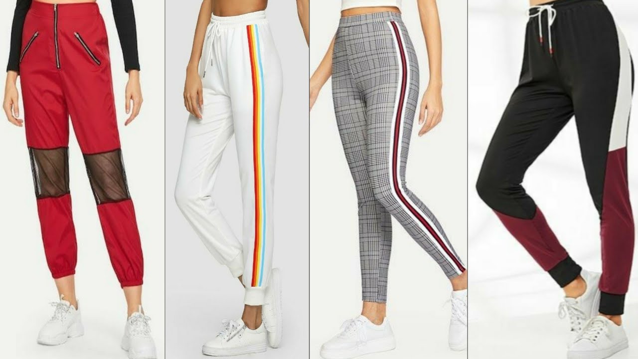 Latest stylish track pants for girls 2019