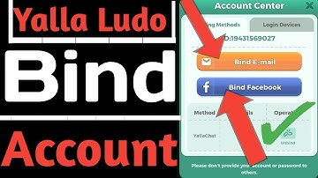 Yalla Ludo Bind Account || How To Bind Yalla Ludo Account || Gmail/Facebook