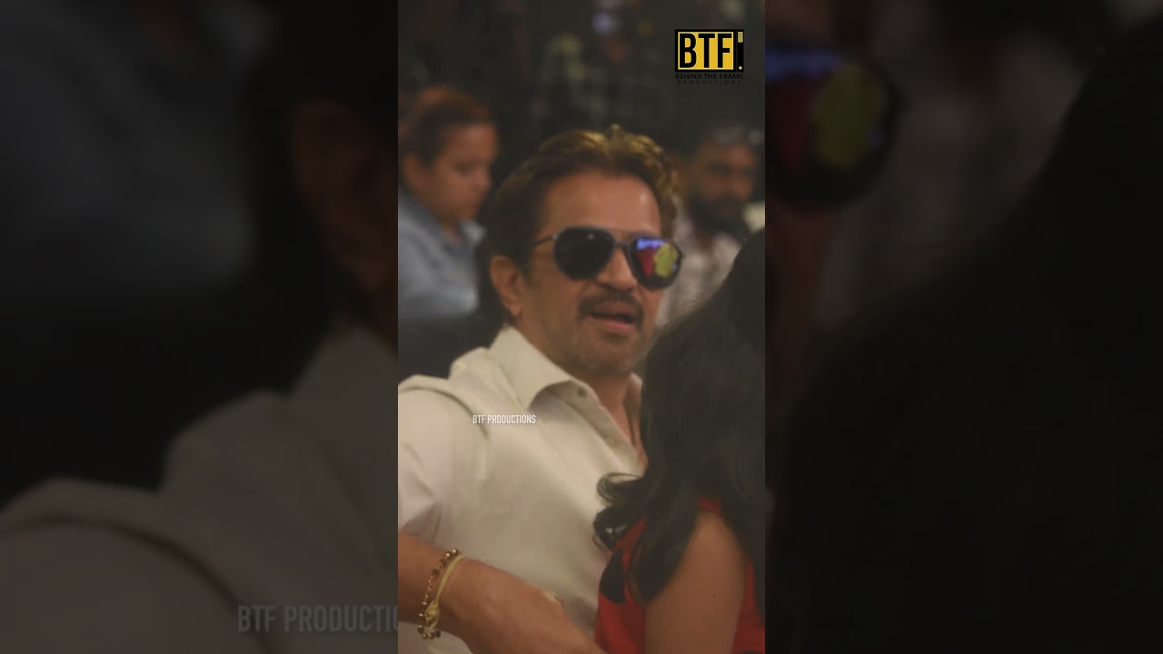 Arjun Sarja And Sivakami Share Candid Moments At Blast Movie Kerala Success Meet