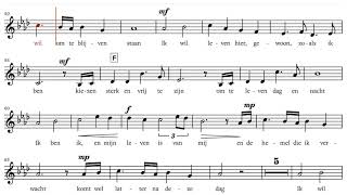 "Gabriella's Song" (from the Movie "Sa som i Himmelen"), C-Instrument Sheet Music 