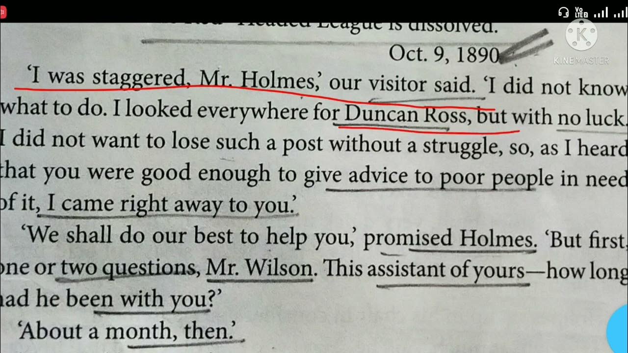 The Red Headed League summary . Sherlock Holmes YouTube