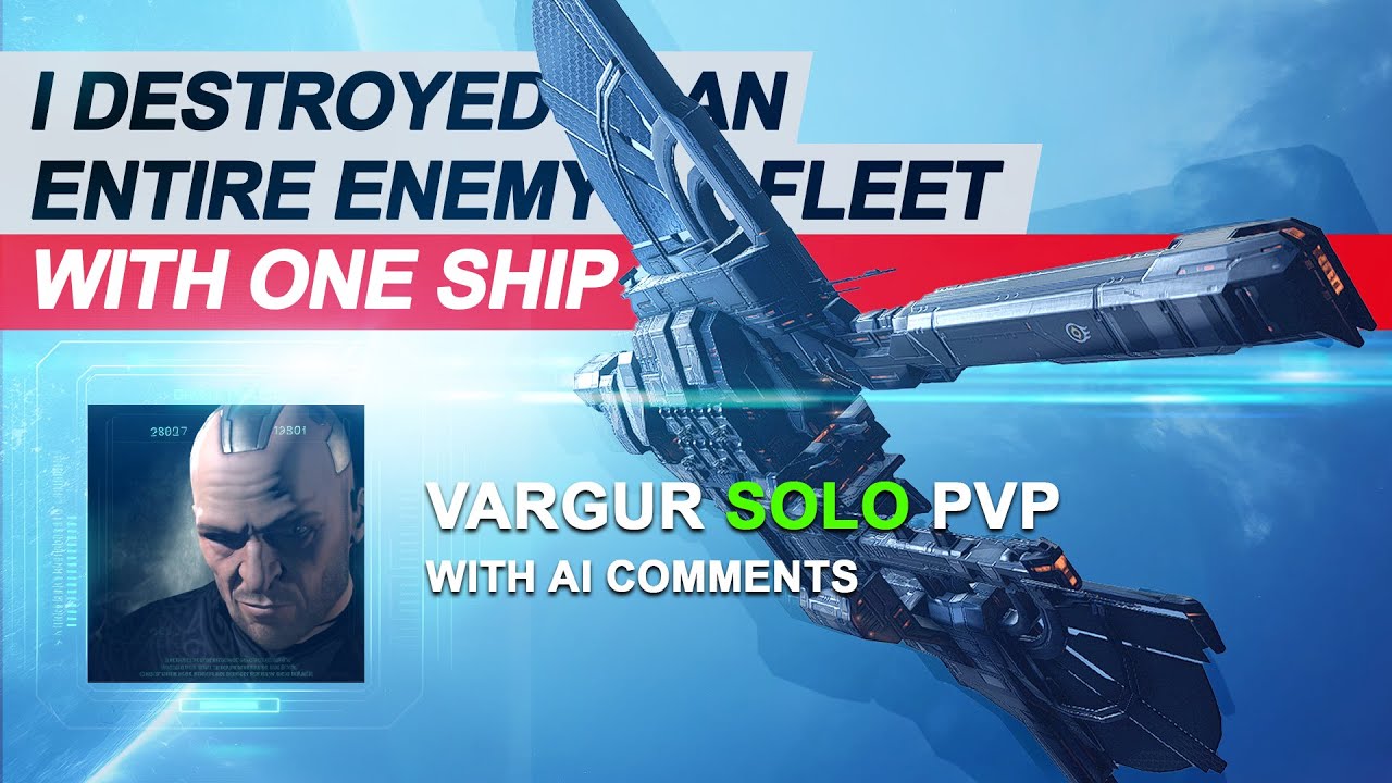 How SOLO ship can kill a FLEET. Learn PvP tactics. Eve online 2023. AI generated comments. YouTube
