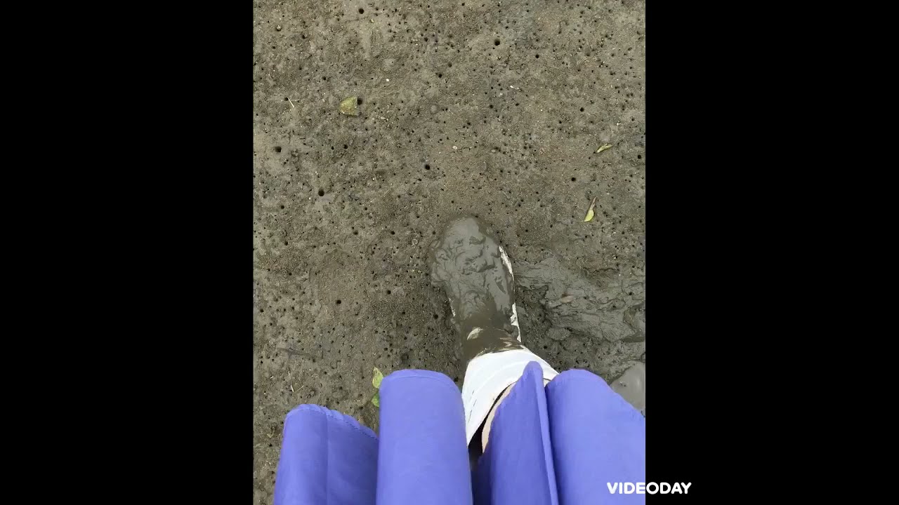 コスプレ+長靴で泥遊び9-4 cosplay rainboots mud 31 (セーラーサターン)