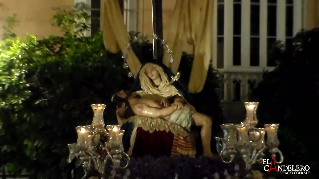 [4K] VIRGEN DE LAS ANGUSTIAS CAMINITO POR PALILLERO | SEMANA SANTA 2025 CÁDIZ | CP SAN PABLO CÁDIZ