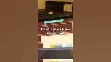 Elevator at my house in Bloxburg
